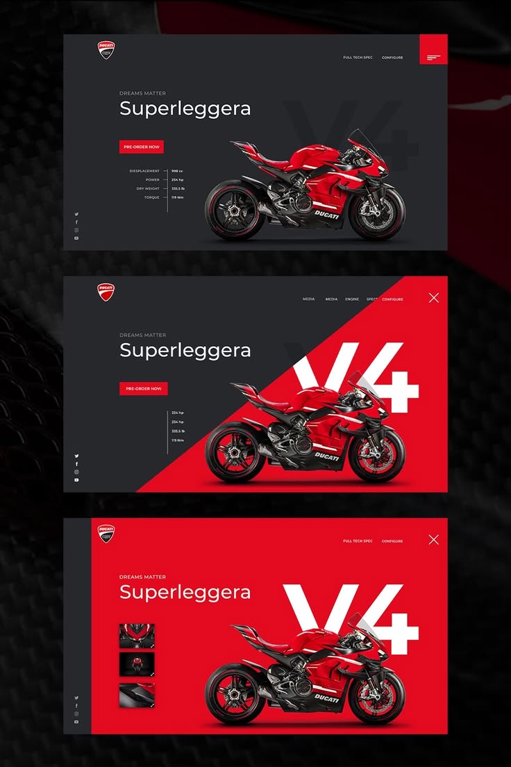 Ducati digital poster